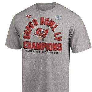 Fanatics Tampa Bay Buccaneers Heather Gray Super Bowl LV Champions Size 3XL NWT